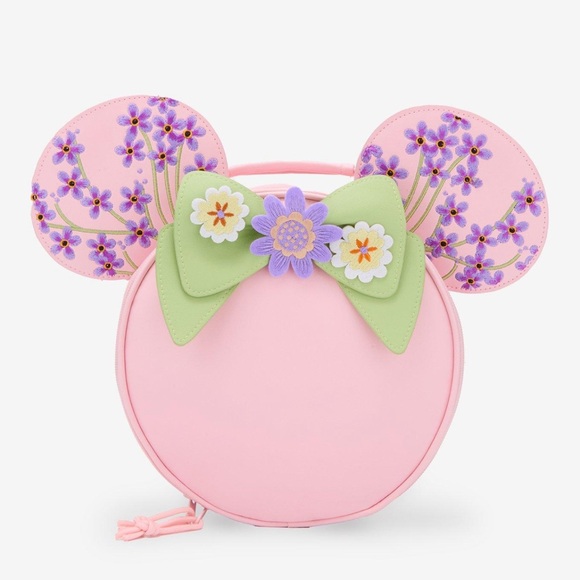 Disney Minnie Mouse Floral Ears Figural Lunch Bag - Picture 1 of 5